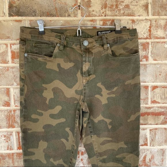 Blank NYC The Reade Skinny Crop Scout Pant Camoflauge Camo Print Jeans 29 - Picture 8 of 15